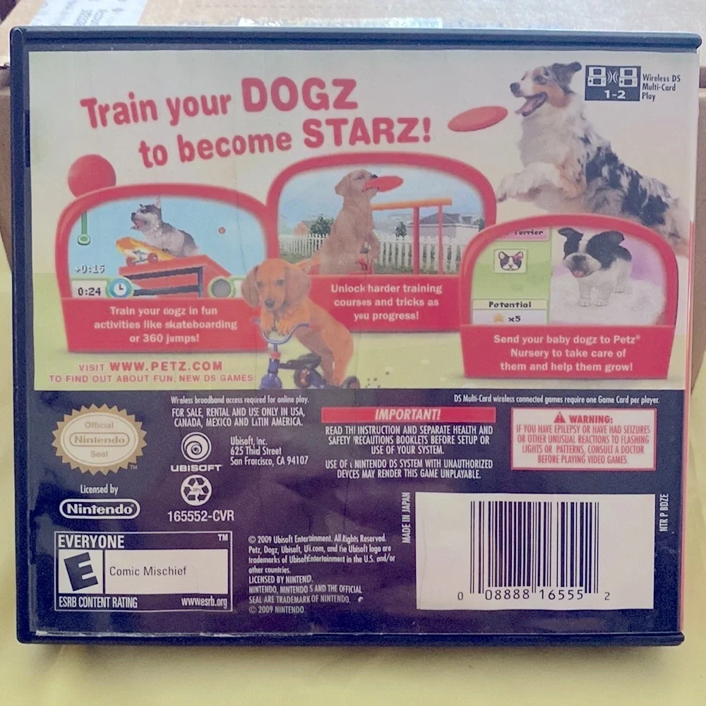 Nintendo DS game  Petz Dogz Talent Show